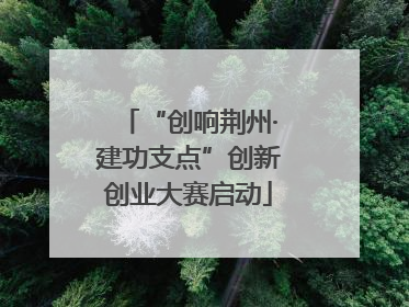 “创响荆州·建功支点”创新创业大赛启动