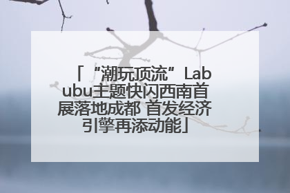 “潮玩顶流”Labubu主题快闪西南首展落地成都 首发经济引擎再添动能