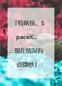 特斯拉、SpaceX……现在情况有点微妙