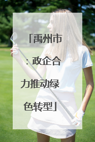 禹州市：政企合力推动绿色转型