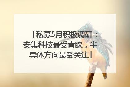 私募5月积极调研：安集科技最受青睐，半导体方向最受关注