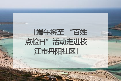 端午将至 “百姓点检日”活动走进枝江市丹阳社区