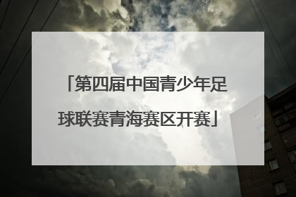 第四届中国青少年足球联赛青海赛区开赛