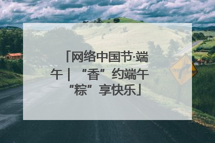 网络中国节·端午｜“香”约端午 “粽”享快乐