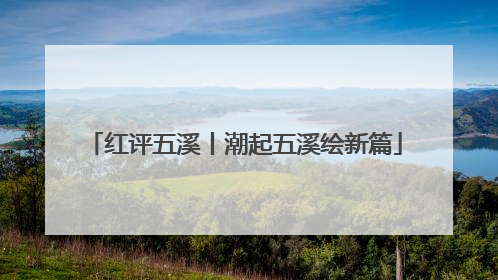 红评五溪丨潮起五溪绘新篇
