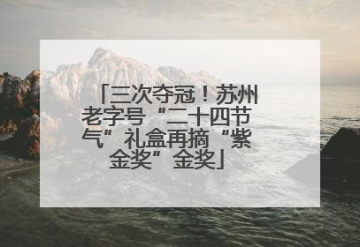 三次夺冠！苏州老字号“二十四节气”礼盒再摘“紫金奖”金奖