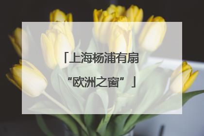 上海杨浦有扇“欧洲之窗”