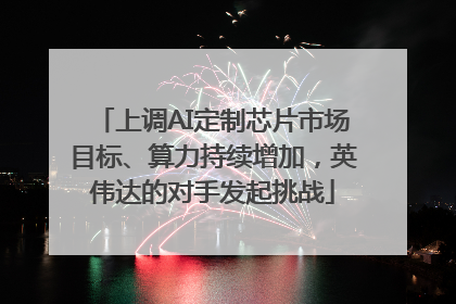 上调AI定制芯片市场目标、算力持续增加，英伟达的对手发起挑战