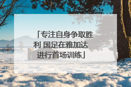专注自身争取胜利 国足在雅加达进行首场训练
