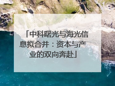 中科曙光与海光信息拟合并：资本与产业的双向奔赴