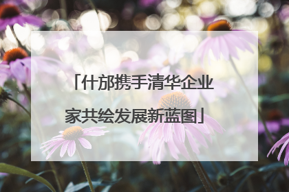 什邡携手清华企业家共绘发展新蓝图