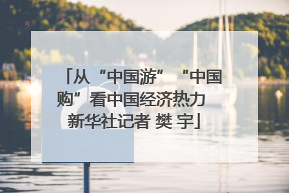 从“中国游”“中国购”看中国经济热力 新华社记者 樊 宇