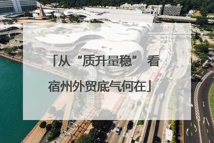 从“质升量稳” 看宿州外贸底气何在