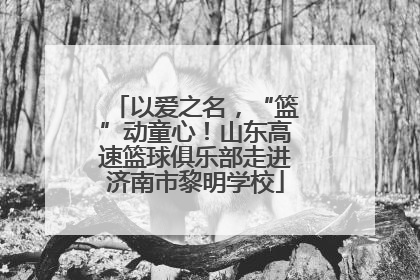 以爱之名，“篮”动童心！山东高速篮球俱乐部走进济南市黎明学校