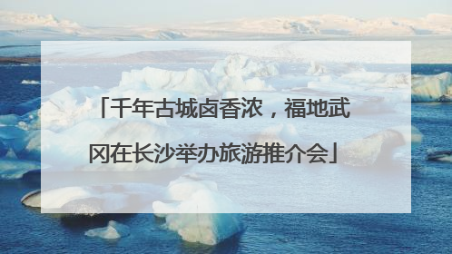 千年古城卤香浓，福地武冈在长沙举办旅游推介会