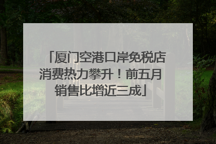 厦门空港口岸免税店消费热力攀升！前五月销售比增近三成
