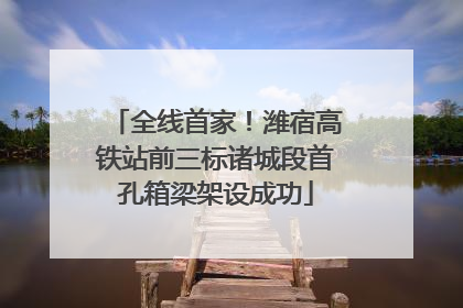 全线首家！潍宿高铁站前三标诸城段首孔箱梁架设成功