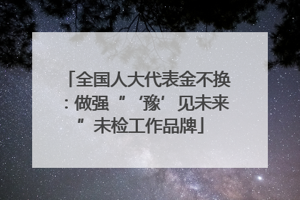全国人大代表金不换：做强“‘豫’见未来”未检工作品牌
