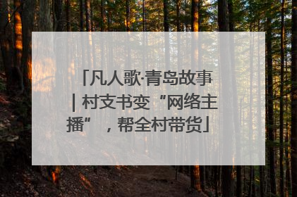 凡人歌·青岛故事｜村支书变“网络主播”，帮全村带货