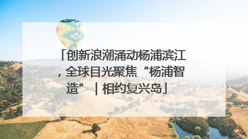 创新浪潮涌动杨浦滨江，全球目光聚焦“杨浦智造”｜相约复兴岛