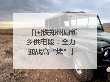 国铁郑州局新乡供电段：全力迎战高“烤”