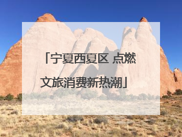 宁夏西夏区 点燃文旅消费新热潮