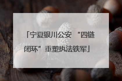 宁夏银川公安 “四链闭环”重塑执法铁军