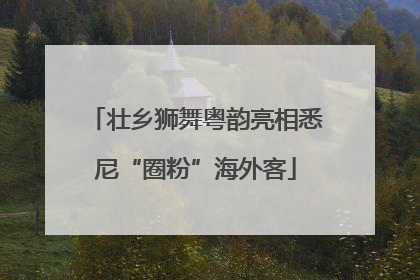 壮乡狮舞粤韵亮相悉尼“圈粉”海外客