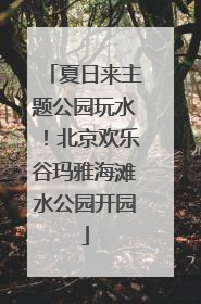 夏日来主题公园玩水！北京欢乐谷玛雅海滩水公园开园