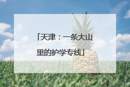 天津：一条大山里的护学专线