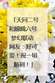 天问二号和嫦娥六号梦幻联动 网友：好可爱！祝一切顺利！