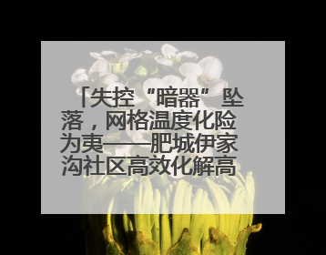失控“暗器”坠落，网格温度化险为夷——肥城伊家沟社区高效化解高空坠物危机