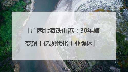 广西北海铁山港：30年蝶变超千亿现代化工业强区