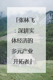 张林飞：深耕实体经济的多元产业开拓者