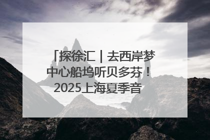 探徐汇｜去西岸梦中心船坞听贝多芬！2025上海夏季音乐节公布节目阵容