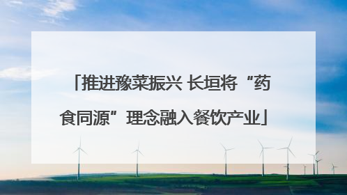 推进豫菜振兴 长垣将“药食同源”理念融入餐饮产业