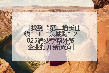 找到“第二增长曲线”！“泉城购”2025消费季帮外贸企业打开新通道
