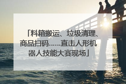 料箱搬运、垃圾清理、商品扫码……直击人形机器人技能大赛现场
