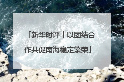 新华时评丨以团结合作共促南海稳定繁荣