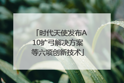时代天使发布A10扩弓解决方案等六项创新技术