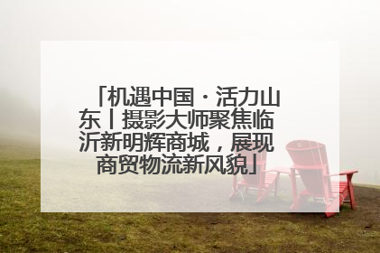 机遇中国・活力山东丨摄影大师聚焦临沂新明辉商城，展现商贸物流新风貌