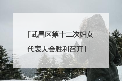 武昌区第十二次妇女代表大会胜利召开