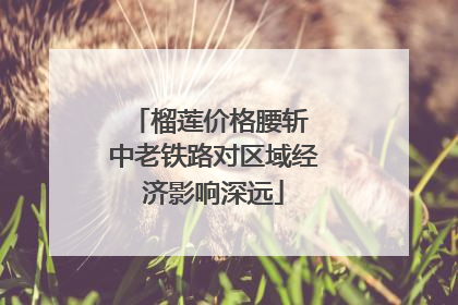 榴莲价格腰斩 中老铁路对区域经济影响深远