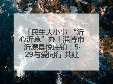 民生大小事 “沂心沂意”办丨淄博市沂源县悦庄镇：5·29与爱同行 共建生育友好社会