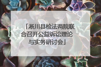 淅川县检法两院联合召开公益诉讼理论与实务研讨会