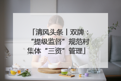 清风头条丨双牌：“提级监督”规范村集体“三资”管理