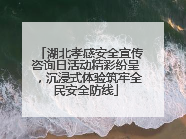 湖北孝感安全宣传咨询日活动精彩纷呈，沉浸式体验筑牢全民安全防线