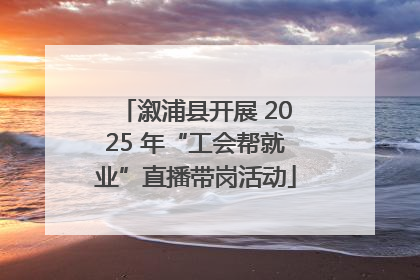 溆浦县开展 2025 年“工会帮就业”直播带岗活动