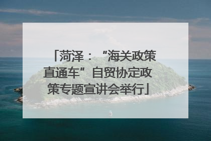 菏泽：“海关政策直通车”自贸协定政策专题宣讲会举行