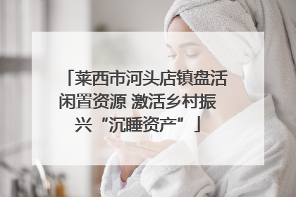 莱西市河头店镇盘活闲置资源 激活乡村振兴“沉睡资产”